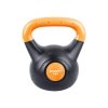 Hantla kettlebell inSPORTline Vin-Bell Dark 8 kg ∙ powłoka winylowa ∙ gumowe podkładki ∙ ergonomiczny uchwyt ∙ wytrzymała